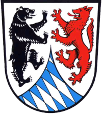 Wappen des Landkreises Freyung-Grafenau.