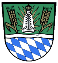 Wappen des Landkreises Straubing-Bogen.
